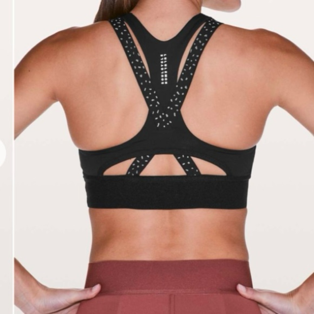 SOLD. Lululemon To The Beat Bra *lululemon X SoulCycle Black Size 8 - Picture 1 of 10